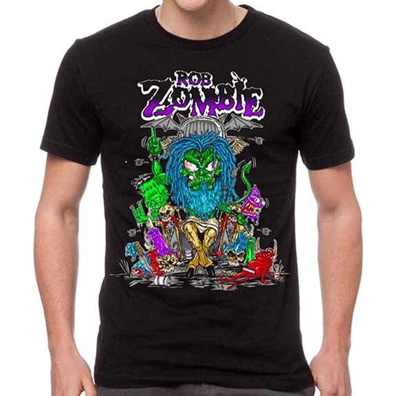 Rob Zombie Men's Bapho Censored T-Shirt Black XX-Large