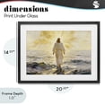 thumbnail image 4 of Stupell Industries Victorian Golden Walk Spiritual Figure Black Framed Print Under Glass, 20 x 14, by Kim Allen, 4 of 8
