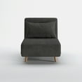 thumbnail image 2 of Artdeco Home Tustin Polyester Convertible Chair, Charcoal, 2 of 10
