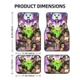 thumbnail image 2 of Cartoon-Ghostbusters Car Floor Mats 4-Piece Full Set Front Rear Auto Foot Mats Carpets Car Foot Pad Interior Accessories Decor, 2 of 6