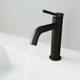 thumbnail image 4 of VIGO Madison Single Handle Single-Hole Bathroom Faucet in Matte Black and Carbon Fiber, 4 of 7