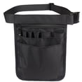 thumbnail image 1 of Paquete de enfermera para mujeres y hombres: riñonera organizadora de múltiples compartimentos para enfermeras, bolsa de cadera para equipo médico. (Negro), 1 of 5
