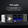 thumbnail image 4 of Reproductor MP5 para Coche con Pantalla de 4,1 Pulgadas Compatible con de Audio Remoto Bluetooth 1 Din USB AUX FM Compatible con CáMara de VisióN Trasera, 4 of 5