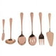 thumbnail image 2 of Juego de Cubiertos de 12 Piezas para Servir Cubiertos, Juego de Utensilios para Servir, Incluye Servidor para Pasteles, Cuchara Ranurada para Servir Oro Rosa, 2 of 5
