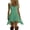S-458 Lime Green, variant on White Women Vneck Faux Gauze Linen Going Out Dresses for Teen Girls Sleeveless Slip Slimming Tunics Peplum Plain Midi Knee Length Fall Summer 2026 Clothes Y2K L