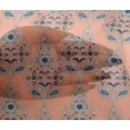 thumbnail image 4 of oneOone Viscose Chiffon Fabric Floral & Paisley Block Printed Fabric 1 Yard 42 Inch Wide, 4 of 4