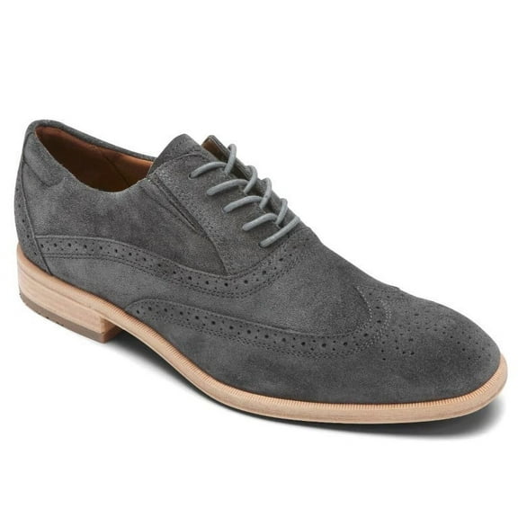 Rockport Total Motion Office Wing Tip Men's Dark Grey Oxfords 11.5M