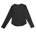 thumbnail image 3 of Easter Shirt Womens Tops Summer Dressy Casual De Velvet Underneath Base Layer Shirt Women's Autumn and Winter 2025 New Brushed Round Neck Slim Long Sleeve T Shirt Top Long Sleeve Shirts for Women, 3 of 3