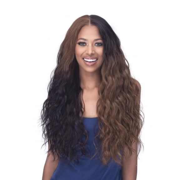 Bobbi Boss Sonata HD Glueless Lace Synthetic Wig Lace Wigs / Color: 1 - JET BLACK