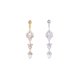 thumbnail image 1 of uds anillos para Piercing corporal, pesas, barra para el vientre, retenedores para Piercing corporal, anillos de Metal para el vientre, 1 of 4