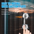 thumbnail image 2 of Miangastore 2 Pcs Portable Bathroom Suction Handle Bars Plastic Door Handles (Silver), 2 of 8