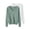 Blackish Green, variant on 2Pc Women's Fall Winter V Neck Long Sleeve Basic Trendy Sweaters Fashion Casual Lightweight Knit Pullover Top Black M