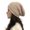 7772_Beige, variant on 2PCS Women Casual Multicolor Outdoor Plush Ball Hats Crochet Knit Beanie Cap