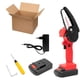 thumbnail image 1 of Mini motosierra eléctrica inalámbrica recargable, motosierra con batería de litio, embalaje de cartón rojo, dos baterías y una carga, 220V EU Kuyhfg Sin marca, 1 of 5