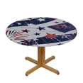 thumbnail image 3 of WYYP  4th of July Tablecloth, Patriotic Tablecloth for Tables, American Flag Table Cloth Independence Day Memorial Day Table Cover for Kitchen Dinner Decorations 46-50, 3 of 8
