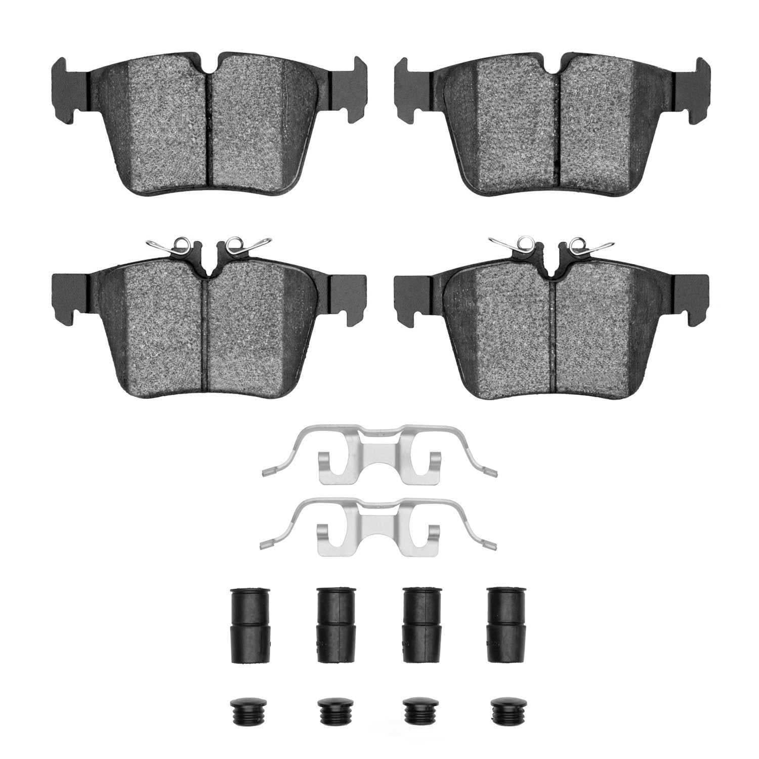 Dynamic Friction Company 1551-1795-01 DFC 5000 Advanced Brake Pads - Ceramic and Hardware Kit - OE