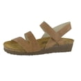 thumbnail image 1 of Sandalias NAOT Kayla de piel marrón con leche para mujer -8-8.5 W US, 1 of 1