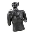thumbnail image 2 of Soporte de exhibición para collar, cadena, joyería, busto, estante de cadena, decoración, maniquí, organizador de joyería para tienda, espectáculo de Negro, 2 of 8