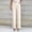 Beige*, variant on Women's Pants Comfortable Loose Fit Straight Leg Everyday Wear Relaxation Chic Casual Trousers