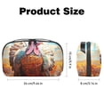 thumbnail image 5 of Thanksgiving Hard Drive Case Travel Bag Cord Charger Organizer for Purse - Waterproof Oxford Cloth Digital Electronics Storage Protection - 5.9x9.44x3.14 in, 5 of 6