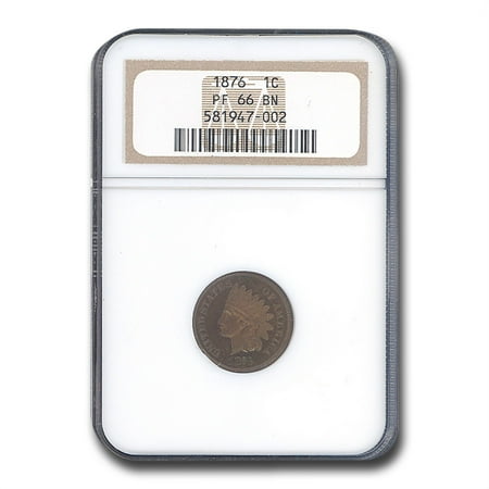 1876 Indian Head Cent PF-66 NGC (Brown)