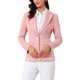thumbnail image 1 of Inspire Chic Conjunto Blazer de Ante Sintético para Mujer con Solapa y Mangas Largas, Chaqueta para Trabajar, Color Rosa, 1 of 6
