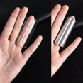 thumbnail image 2 of FONDOTIN 6Pcs Guitar Slide Guitar Bottleneck Slide Transparent And Silver For Sustain Music Performance, 2 of 8