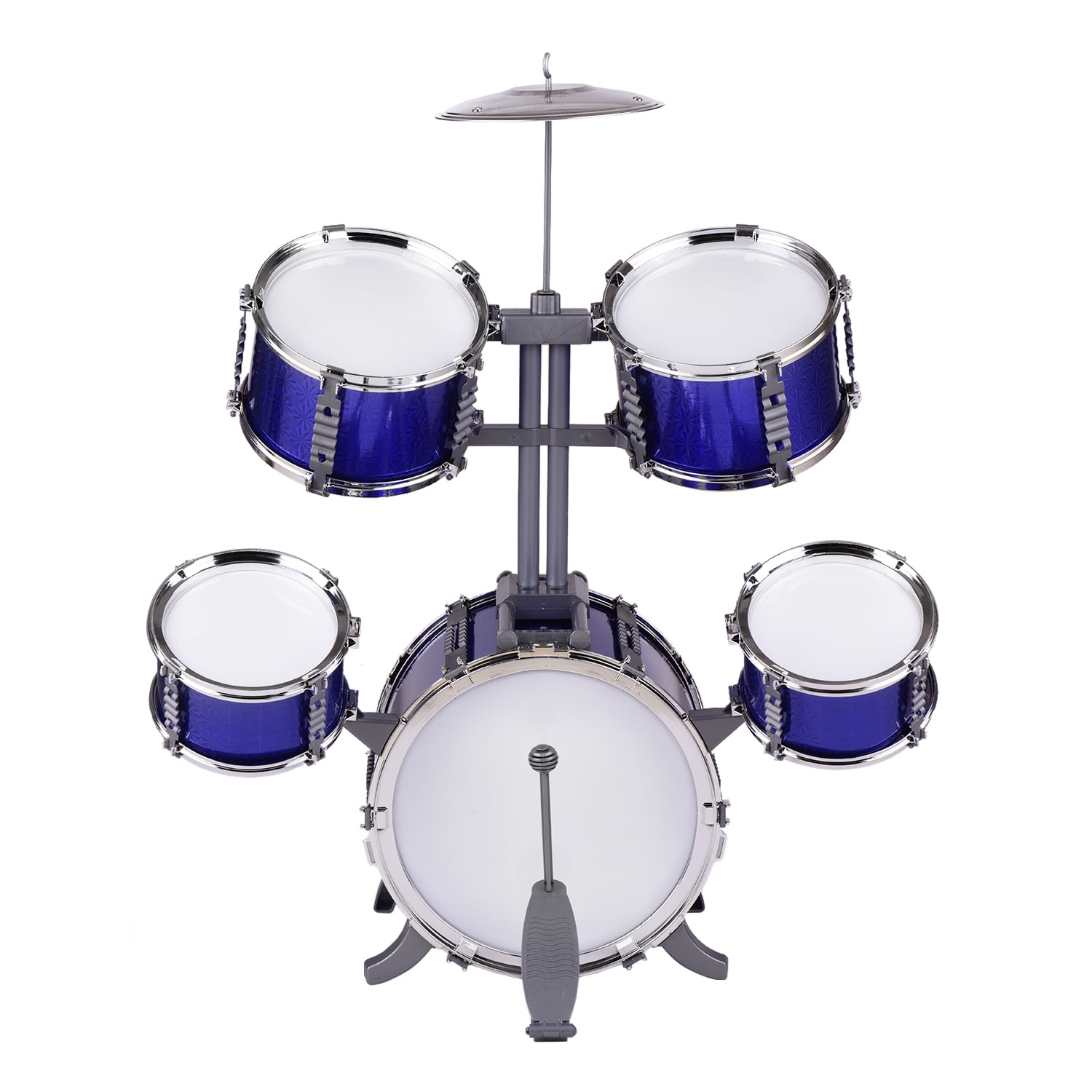 Instruments De Musique Instrument De Musique Pour Enfants Baguette Ensemble De Batterie Jazz Jouet Ideal Pour Cadeau Pour Garcons Et Filles Baguette Support Bongo Jouet De Tambour Avec Tambour Moyen Jeux Et