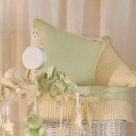 Brandee Danielle Froggie Yellow Green Decorative Pillow