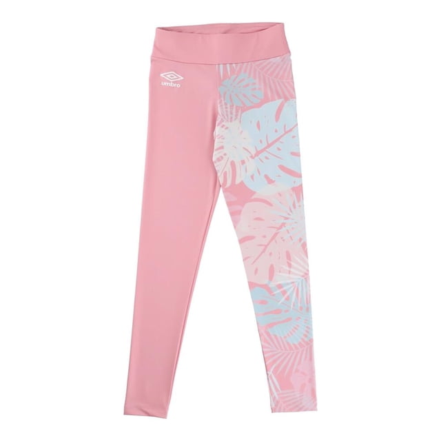 Legging Umbro Talla M Deportivo con Estampado Tropical Rosa
