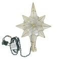 thumbnail image 2 of KSA 10.75" Lighted Gold Star Christmas Tree Topper, Clear Lights, 2 of 7
