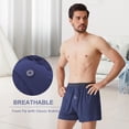 thumbnail image 4 of Calzoncillos tipo bóxer BAMBOO COOL de punto suave y cómodo para hombre (paquete de 3), 4 of 5