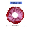 thumbnail image 3 of FENOHREFE Colorful Knit Hair Scrunchies With Color Contrast Soft Hair Tie Elastic Bands Accesories For Women And Girls, 3 of 8