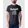 thumbnail image 2 of Autism Awareness Think Outside The Box Men's T-shirt, 2XL, Black, 2 of 5