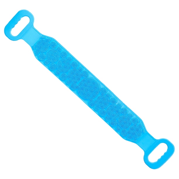 Cepillo de champú de silicona para depurador de espalda y masajeador de cabello y cuero cabelludo, adecuado para ducha,