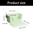 thumbnail image 3 of Large Opening Styles Cats Litters Box for Kittens AntiSplash Deeply Body Low Entry Easy to Clean PP Materials Ventilated OdorFree, 3 of 9
