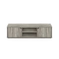 thumbnail image 3 of TV Stand for TVs up to 55 Inch, French Oak Finish Entertainment Console, 3 of 6