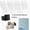 B, variant on Orangide DIY Clear Acrylic Fridge Magnet Kit with Adhesive Backing, 2x2 in Refrigerator Magnets for Photos, Custom Picture Magnet Making Set for Kitchen Office Locker