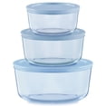 thumbnail image 1 of Juego de recipientes para almacenamiento de alimentos Pyrex Year of Color, paquete de 3, 1 of 5