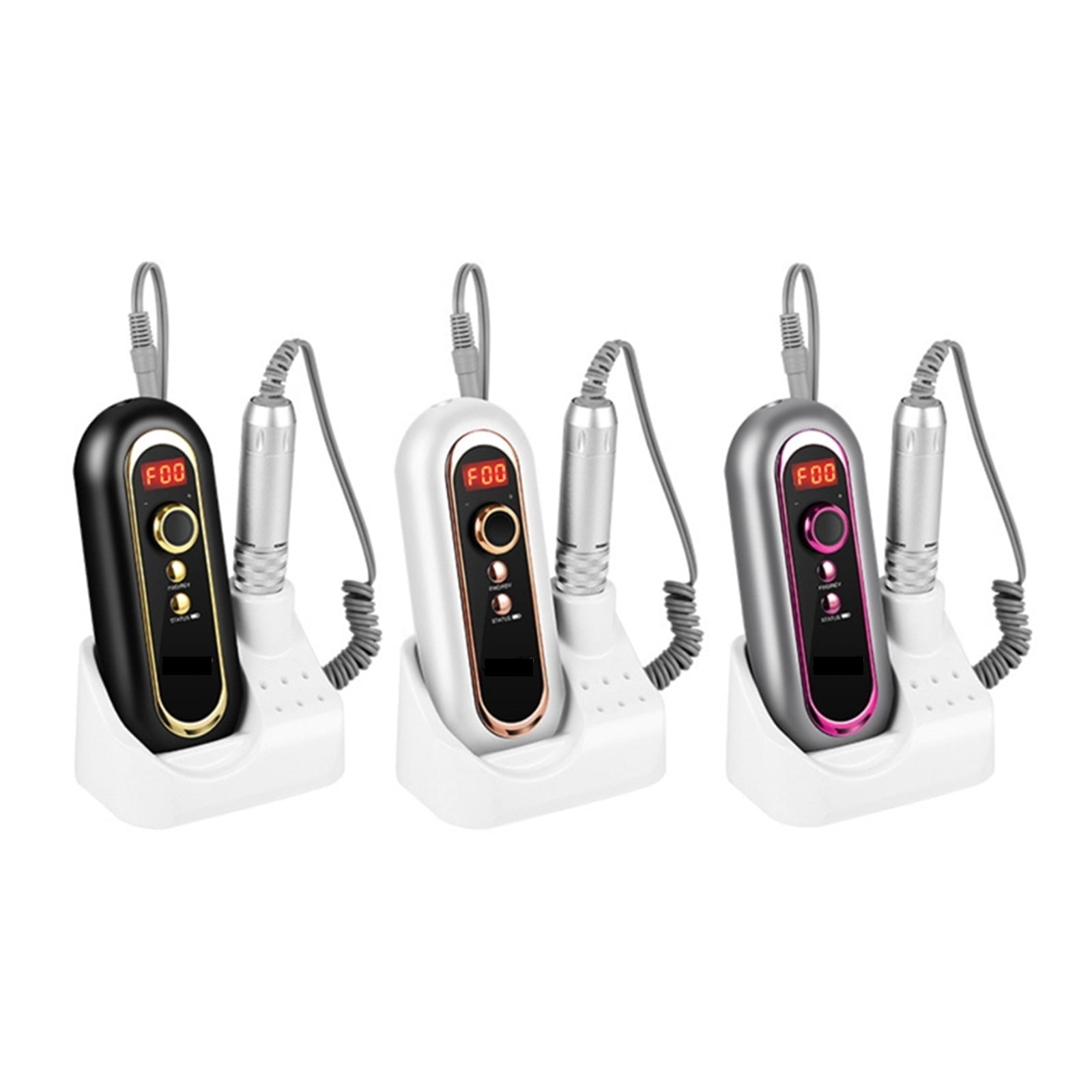 Electric Nail Drill Machine, 30000RPM Nail Drill Manicure Set, Rechargeable Salon Gel Nail Polish Sander Professional Tool ,Low Noise