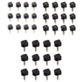 thumbnail image 4 of Grips protectores para mujer Sunnimix de tacón negro PU 18 pares, 4 of 8
