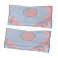 thumbnail image 2 of 1 par de rodilleras engrosadas, almohadillas, malla transpirable, tiras de resorte de silicona, manga de compresión de rodilla deportiva, rosa m azul, 2 of 10