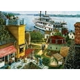 thumbnail image 2 of SUNSOUT INC - Paddle Boat Landing - 500 pc Large Pieces Jigsaw Puzzle by Artist: Susan Brabeau - Finished Size 19.25" x 26.625" - MPN# 44318, 2 of 5