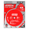 thumbnail image 2 of Diablo Steel Demon Cermet II Metal Cutting Circular Saw Blade, 6-1/2in., 48T, Model# D0648CFA, 2 of 2