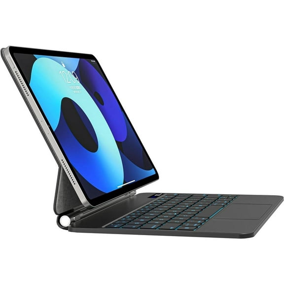 Keyboard Case for iPad Air 11 inch 2024 M2 & iPad Pro 11 inch 4th/3rd/2nd/1st & iPad Air 5th/4th Generation 10.9 inch - Magic Keyboard with Trackpad, 7-Color Backlit, Auto Sleep/Wake