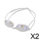thumbnail image 1 of 2xGafas De Natación Gafas De Natación Portátiles Para Buceo Deportes Acuáticos Piscina Blancas, 1 of 8