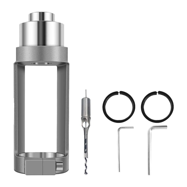 Adaptador de broca,Adaptador de broca para taladro eléctrico manual con orificios cuadrados,Herramienta de ubicación del soporte de fijación de la broca resistente,Herramienta Broca de 6 mm