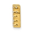 thumbnail image 2 of 10K Yellow Gold Diamond Letter N Initial Charm (Width 9.75) (Length 10.68) - Jbsp, 2 of 5