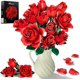thumbnail image 1 of Rasout Set de construcción de ramo de rosas rojas 634 piezas, flores DIY, 1 of 6