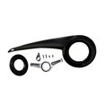 thumbnail image 1 of Protector de cadena de bicicleta, cubierta de cadena de ocio, accesorios ligeros para bicicletas de carretera, juego de bielas Negro, 1 of 9